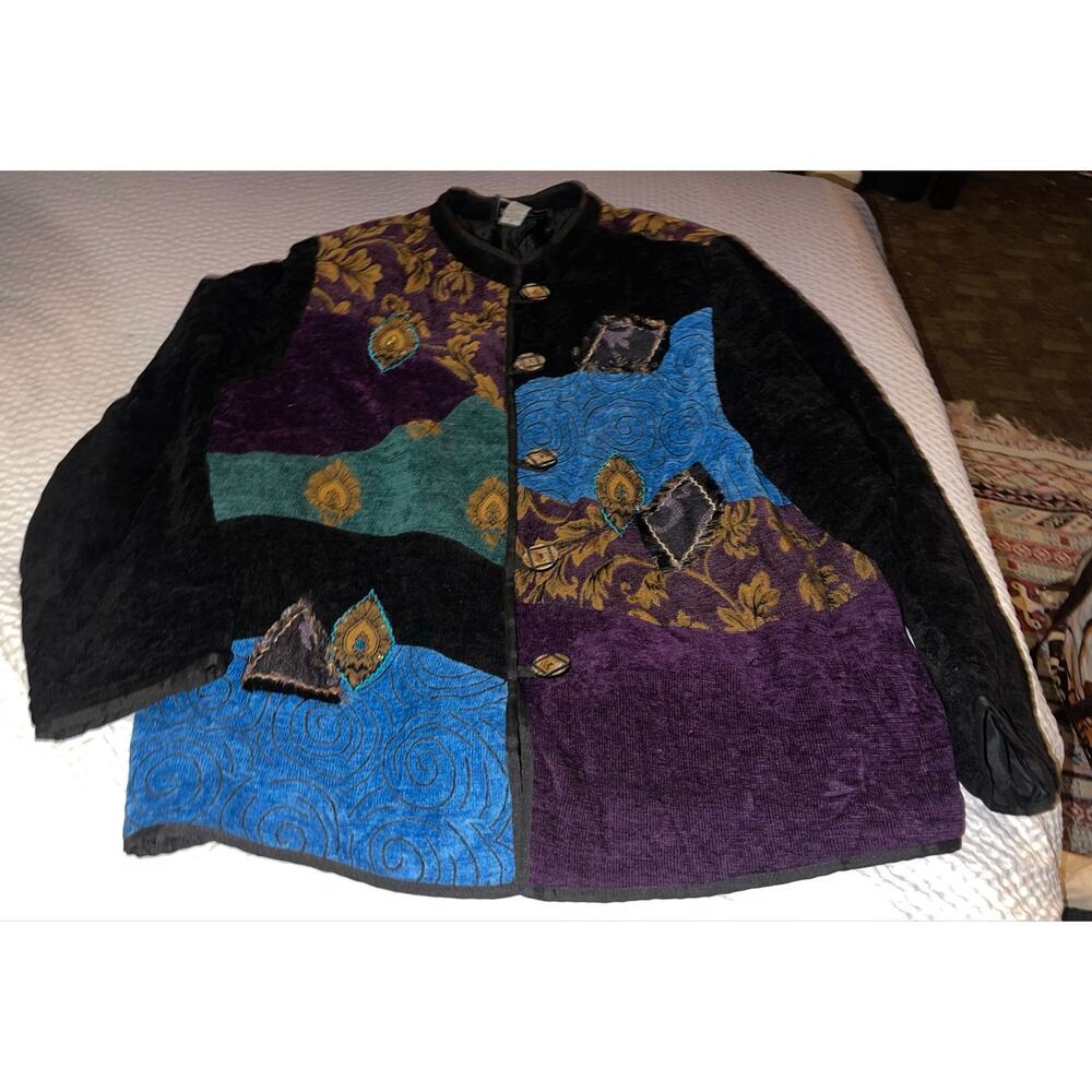 Vintage Women's Eclectic Bohemian Jacket Size 1X